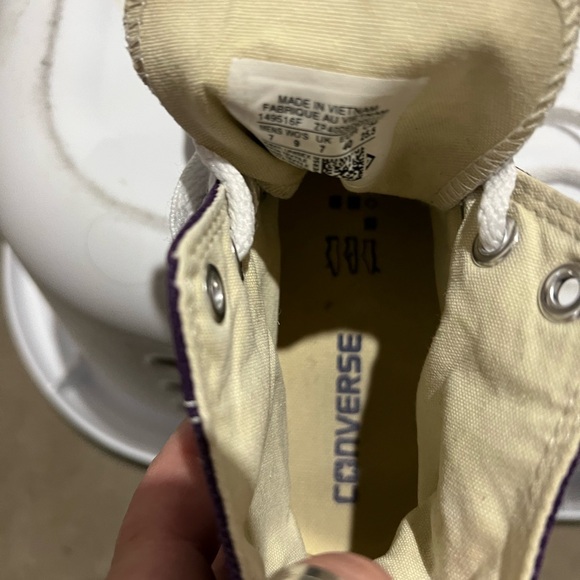 Purple High-Top Sneakers - Picture 10 of 11